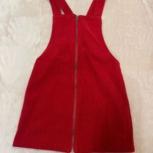 Corduroy jumper dress 